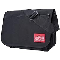 Manhattan Portage Europa Bag (MD) With Adjustable Strap Water Resistant Zippered Compartment 1000D Cordura For Work College Travel (Black)