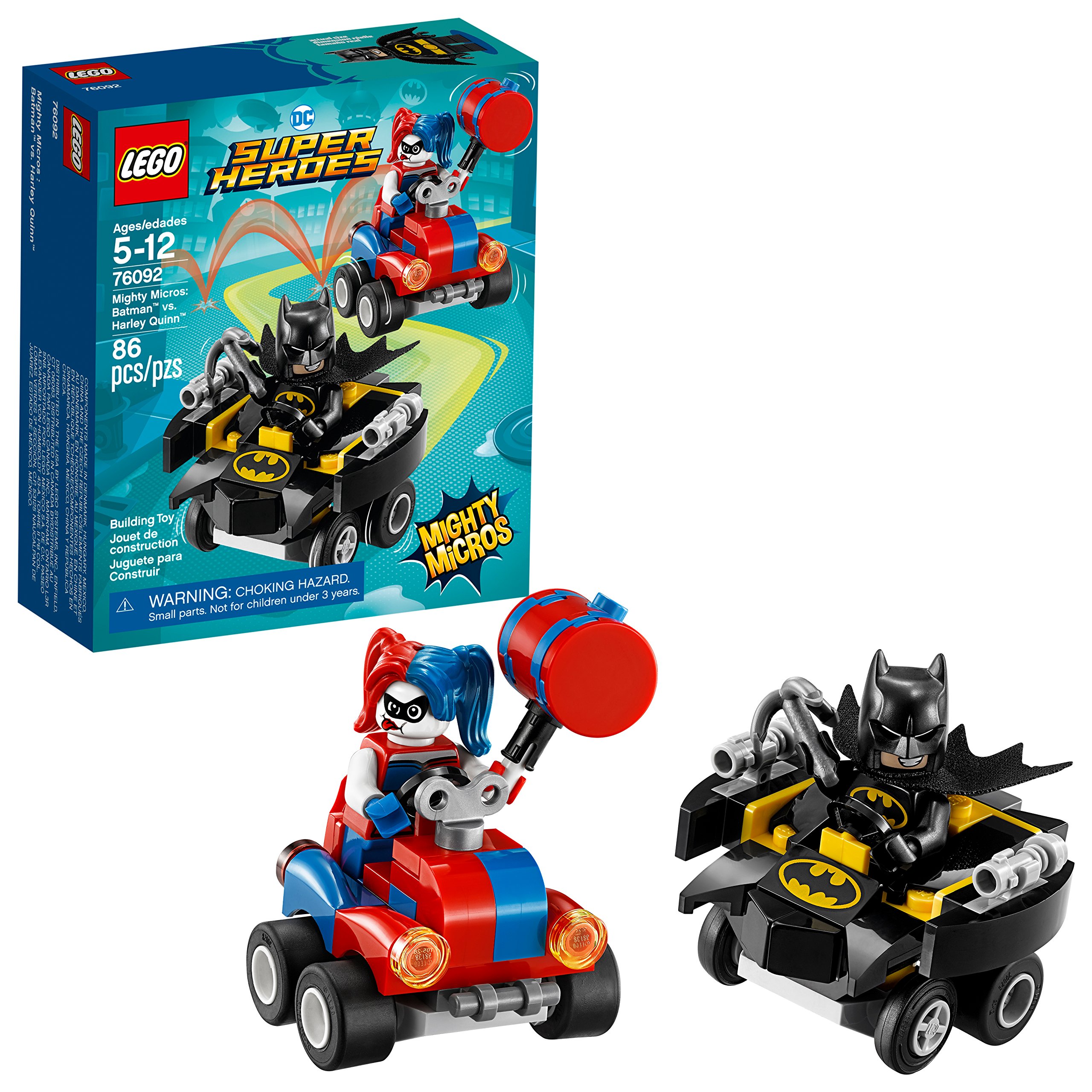 Mua LEGO DC Super Heroes Mighty Micros: Batman vs. Harley Quinn 76092  Building Kit (86 Piece) trên Amazon Mỹ chính hãng 2023 | Fado