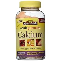 Calcium Adult Gummies, 80 Count (Pack of 3)