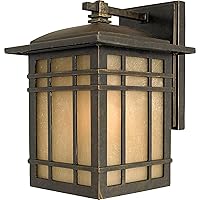 Quoizel HC8407IB Hillcrest Outdoor Lantern Mission Wall Sconce, 1-Light, 150 Watts, Imperial Bronze (10