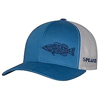 Black Grouper Trucker Hat: Adjustable Snapback | Spearfishing | Fishing