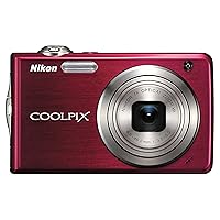 Nikon Coolpix S630 12MP Digital Camera with 7x Optical Vibration Reduction (VR) Zoom and 2.7 inch LCD (Ruby Red)