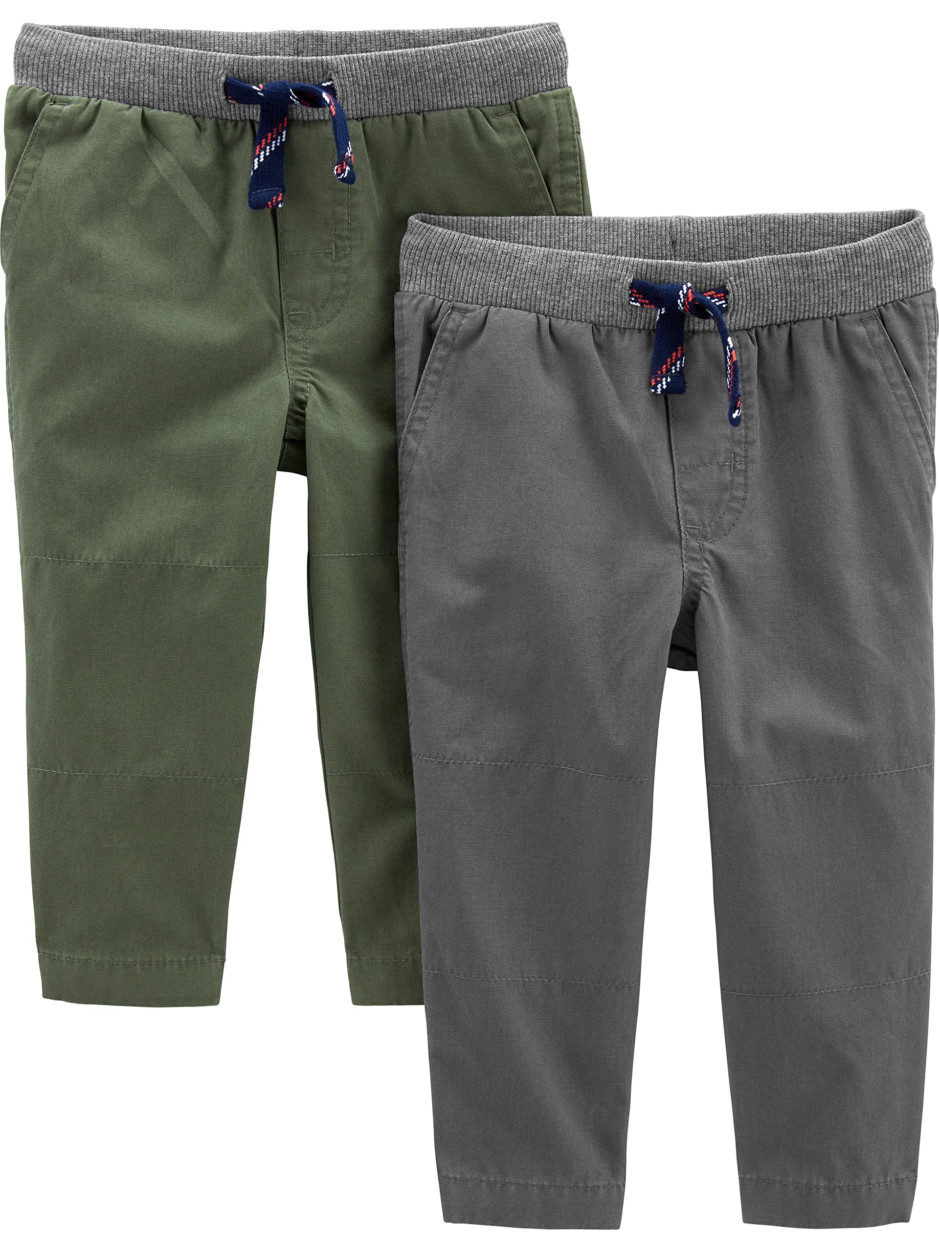 Simple Joys by Carter's Boys and Toddlers' Pull-On Pant, Pack of 2