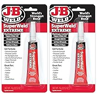 J-B Weld Superglue Gel 15g 2 Pack - SuperWeld Extreme Gel