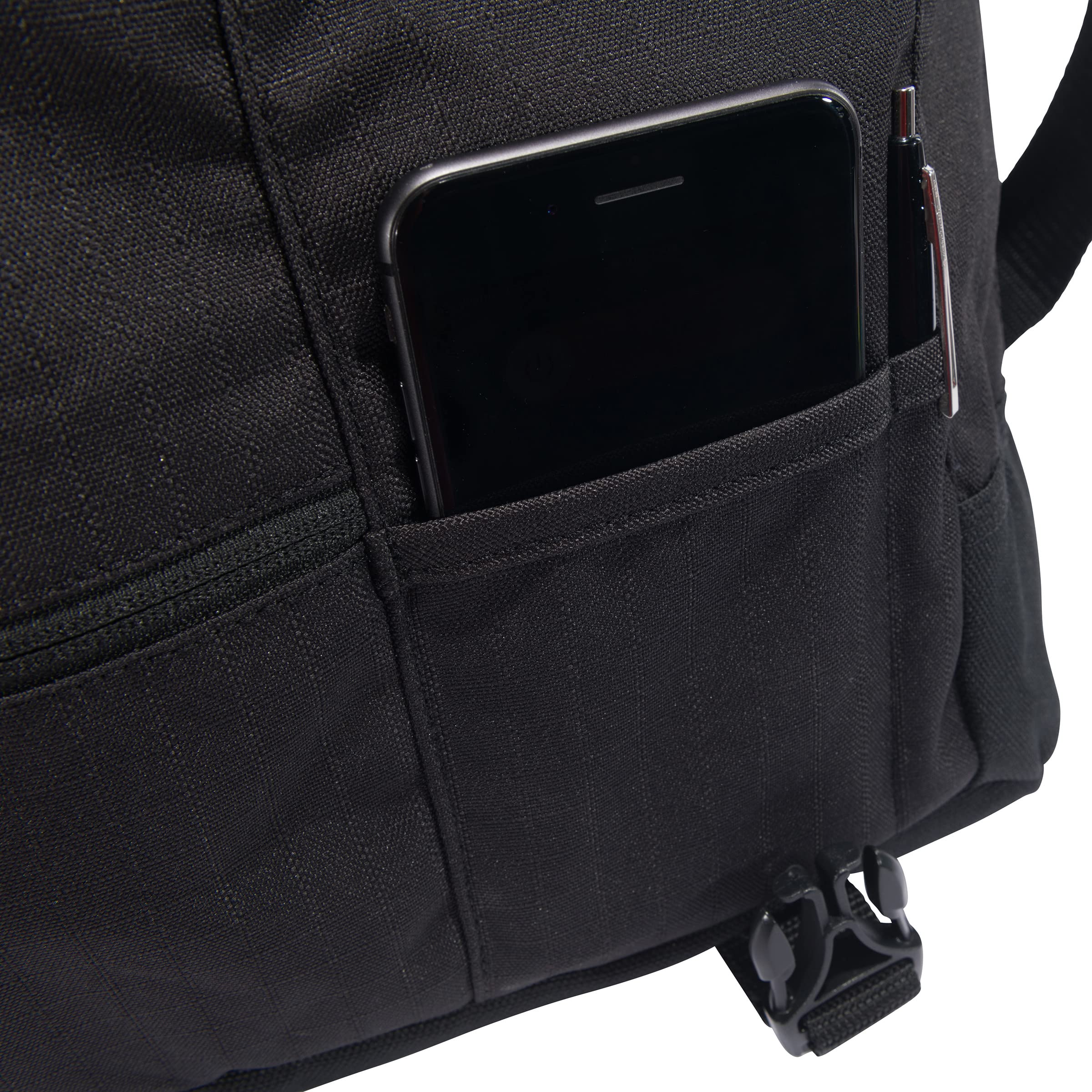 Carhartt Ripstop Messenger Bag, Durable Water-Resistant Messenger Work Bag, Black