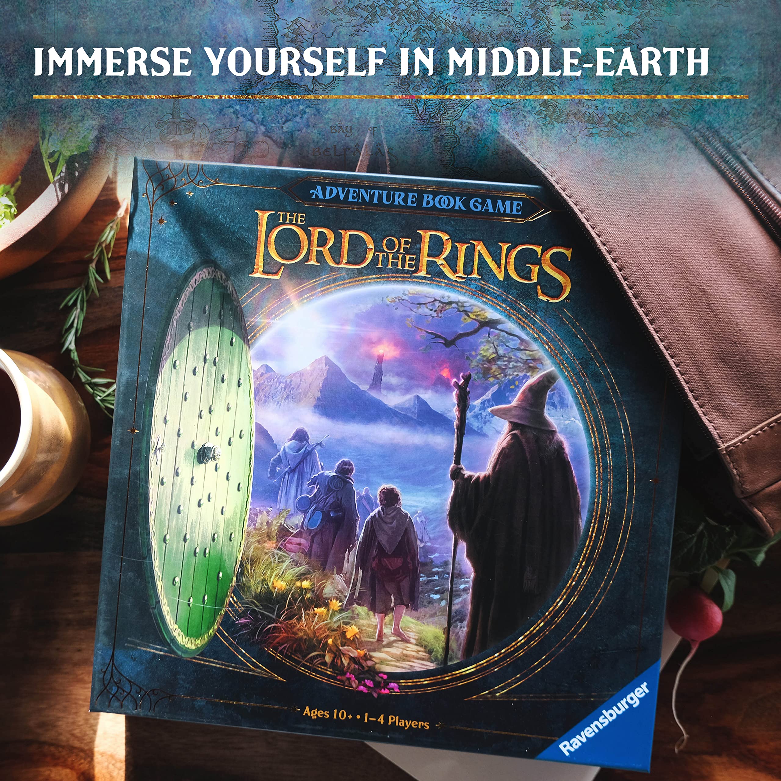 The Lord of The Rings Adventure Book Game for Ages 10 and Up - Work Together to Play Through The Movies