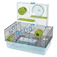 MidWest Homes for Pets BrisbyLoft Acracde Hamster Cage,Large