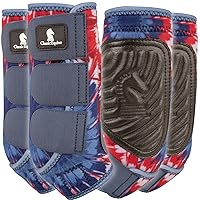 Classic Equine Classicfit Front and Hind Sling Boots, Fireworks, Medium
