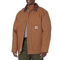 Carhatt Mens Loose Fit Firm Duck Insulated Traditional Coat