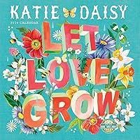 Katie Daisy 2024 Wall Calendar: Let Love Grow | 12