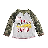 Mud Pie Baby Boy's Christmas Tree T-Shirt, Dude Digs, 12-18 Months