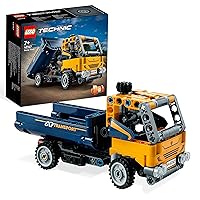 LEGO Technic 42147 Dumper Truck Toy, 2-in-1 Set with Construction Model and Excavator Toy, Technical Gift for Boys and Girls 7 Years and Up
