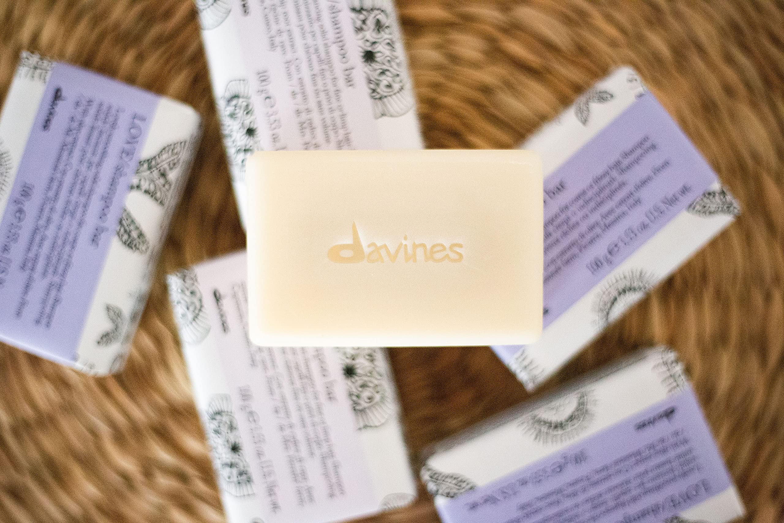 Davines LOVE Shampoo Bar, For Frizzy or Coarse Hair, Add Softness, Shine and Silky Texture, 100 g.