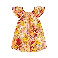 Girls' Toddler Flutter Dress Swan Lake, Multi, 12-18M