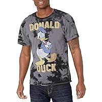 Disney Characters Donald Duck Young Men's Short Sleeve Tee Shirt