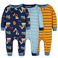 Onesies Brand baby-boys 3-pack Snug Fit One-piece Cotton Pajamas