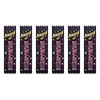 Beistle Award of Excellence Value Ribbons, 11/2 by 61/4-Inch, 30-Pack,Multicolored
