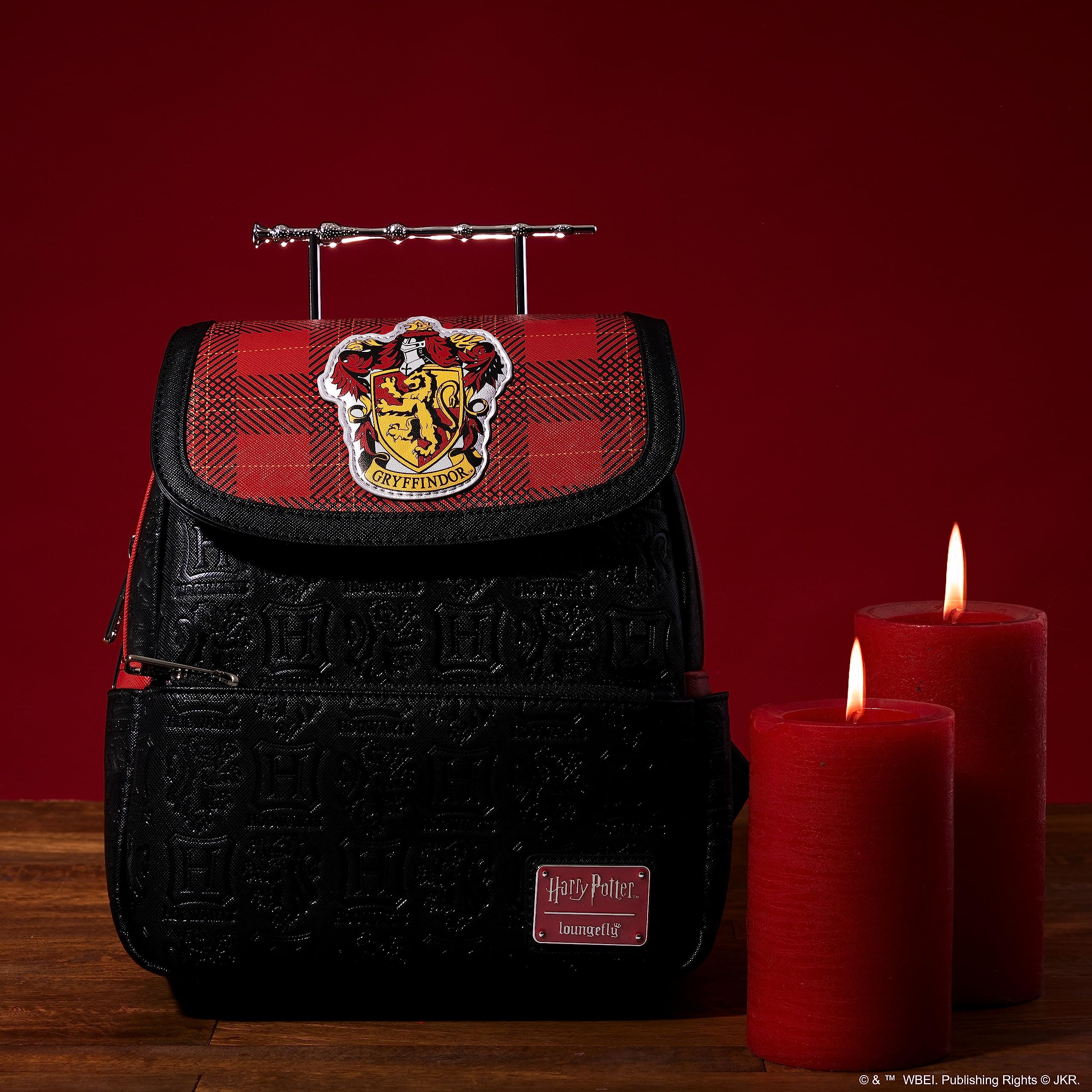 Loungefly Harry Potter 'Choose Your House' Collection: Gryffindor House MIni-Backpack, Amazon Exclusive