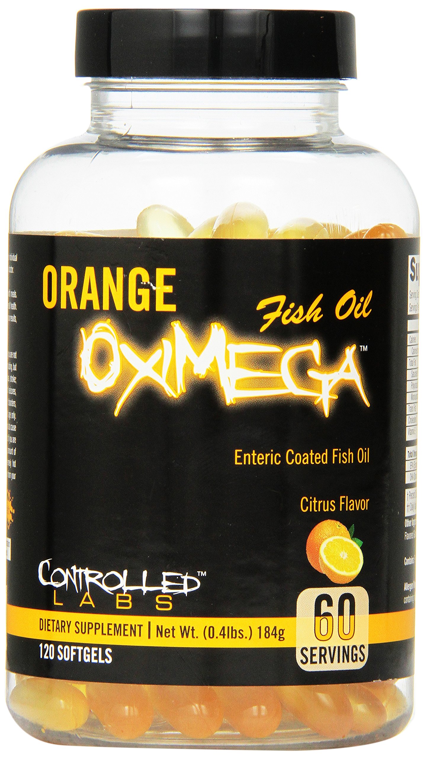 CONTROLLED LABS Bundle - Orange Triad (30 Serv), Orange Oximega Fish Oil (120 softgels), PROmore Protein (27 Serv) Chocolate Ice Cream Sundae