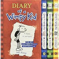 Diary of a Wimpy Kid Box of Books 1-4 Diary of a Wimpy Kid Box of Books 1-4 Hardcover Paperback MP3 CD