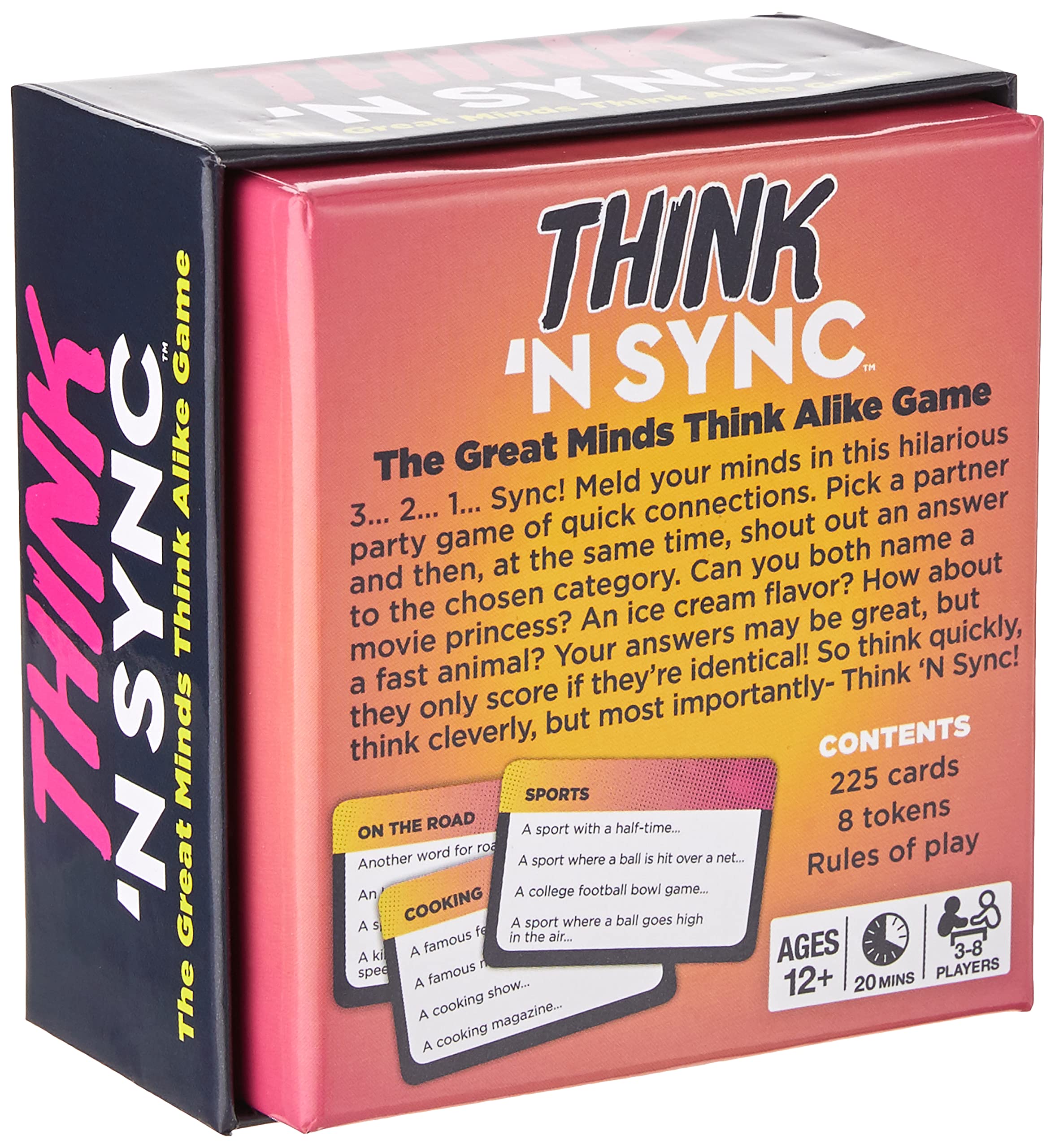 Gamewright - Think 'N Sync - The Great Minds Think Alike Game Card Game