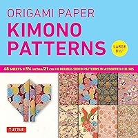 Origami Paper - Kimono Patterns - Large 8 1/4