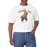Marvel Big & Tall Classic Fantastic Four Time to Clobber Men's Tops Short Sleeve Tee Shirt