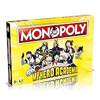 Winning Moves - Monopoly My Hero Academia - Real Estate Properties Table Game - Spanish Version