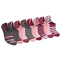 Saucony Women's 8 Pairs No Show Cushioned Invisible Liner Socks