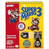 Perler 80-22841 Beads Super Mario Bros 3 Fuse Bead Pattern Pad, 14pgs