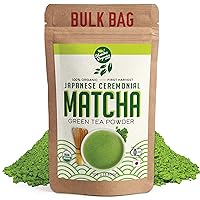 Premium Japanese Ceremonial Matcha Green Tea Powder - 1st Harvest HIGHEST Grade - USDA & JAS Organic - From Japan - Perfect for Starbucks Latte, Shake, Smoothies & Baking (3.53oz / 100g)