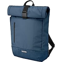 Moleskine ET20FMTRBKB20 Business Backpack, 15-Inch, Can Store Devices, Metro Roll-Top Backpack, Sapphire Blue