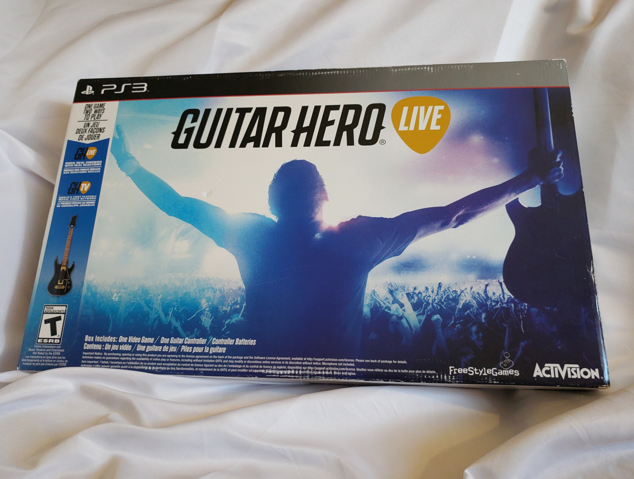 Guitar Hero Live (Game And Guitar) Sony PS3 (New)