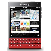 BlackBerry Passport SQW100-1 Unlocked GSM 4G LTE Phone w/ 3-Row Keyboard - Red