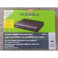Insignia NS-DXA1 Digital to Analog TV Tuner Converter Box for Regular TV Sets