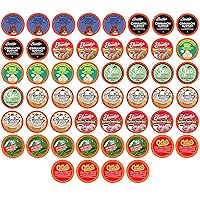 Two Rivers Coffee Flavored Coffee Pods Sampler Compatible with K Cup Brewers Including 2.0, Single Serve Variety Pack, Assorted, 52 Count