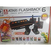 Atari Flashback 6 Deluxe Collectors Edition Exclusive 100 Games Built In Plus 2 extra Classic Controllers