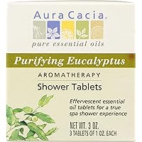 Aura Cacia Shower Tablet Eucalyptus Purifying, 3 oz
