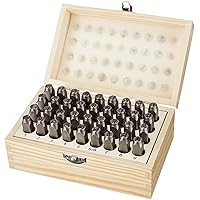 PMC Supplies LLC 36 Pc 1/2 12.5 mm Steel Stamps Punch Set for