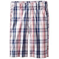 Wes and Willy Big Boys' Pink Plaid Short