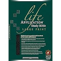 NLT Life Application Study Bible, Second Edition, Large Print (Red Letter, Bonded Leather, Black, Indexed) NLT Life Application Study Bible, Second Edition, Large Print (Red Letter, Bonded Leather, Black, Indexed) Bonded Leather