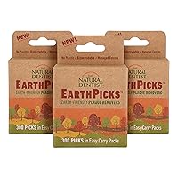 EarthPicks Plaque Removers - Better than Floss Picks, 900 Count, Pocket-Sized Oral Health Solution, Eco-Friendly