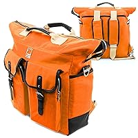 Mini Phlox Backpack ORANGE Carry on Bag fits SApple MacBook 12