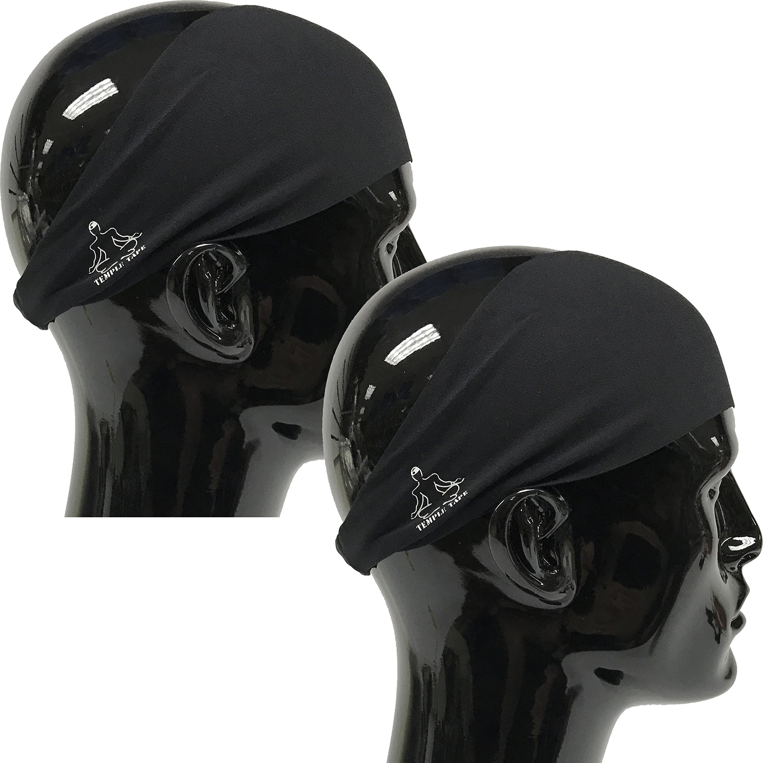 Width Headband Moisture Wicking Sweatbands for Workout Running Yoga Bike Helmet 