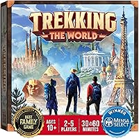 Underdog Games Trekking The World - The Award-Winning Board Game for Family Night | Explore The Wonders of The World | Perfect for Kids & Adults | Ages 10 and Up