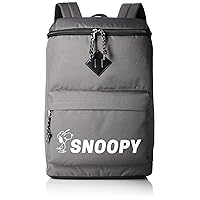Snoopy SPR-862b Big Name Backpack Daypack, Gray (SPR-863)
