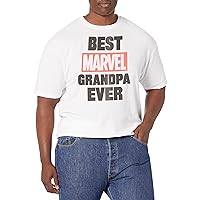 Marvel Classic Best Grandpa Men's Tops Short Sleeve Tee Shirt