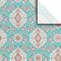 Jillson Roberts 24 Sheet-Count Premium Printed Tissue Paper Available in 8 Different Floral Designs, Floral Tapestry