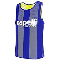 Capelli Sport Adult Sports Pinnie, Team Scrimmage Mesh Practice Vest for Soccer, Football, and Basketball