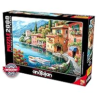 Anatolian Puzzle - Villagio Dal Lago - 2000 Piece Jigsaw Puzzle #3950, Multicolor